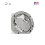 پلوپز پارس خزر مدل RC-101TYAN چهار نفره سفید عکس از سیم