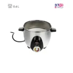 پلوپز پارس خزر مدل RC-61TS دو نفره استیل عکس از بالا