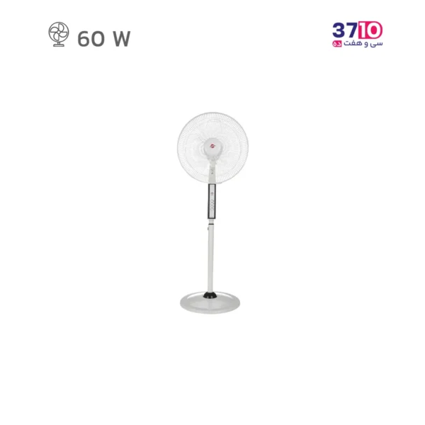 پنکه پایه بلند پارس خزر مدل ES-4010WKAI سفید عکس از محصول