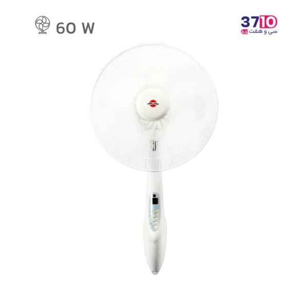 پنکه دیواری پارس خزر مدل ZAFI کنترل دار سفید عکس از محصول