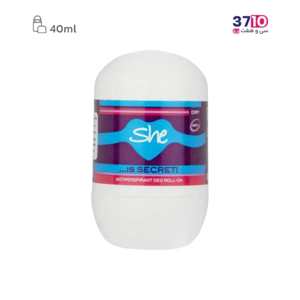 رول ضد تعریق زنانه شی She مدل سکرت Secret حجم 40 میلی لیتر-عکس اصلی محصول