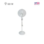 پنکه پایه بلند پارس خزر مدل FSR-ADO کنترل دار سفید عکس از محصول