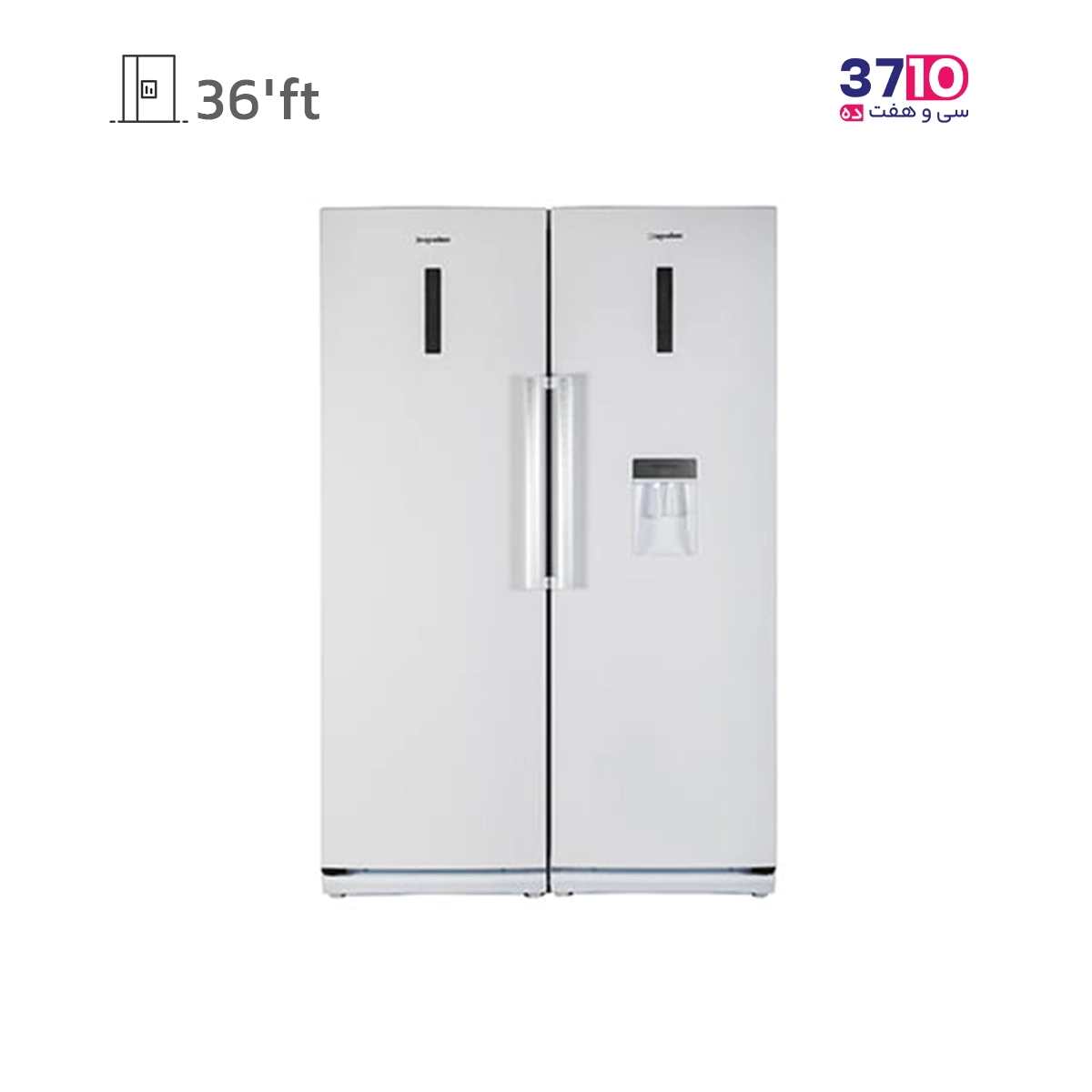 یخچال فریزر دو قلو دیپوینت مدل NF14D4W و NR14D4W عکس از محصول