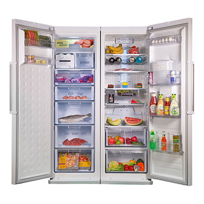 یخچال فریزر دوقلو دیپوینت مدل NR14D4I-PRO W و NF14D4I-PRO W سفید