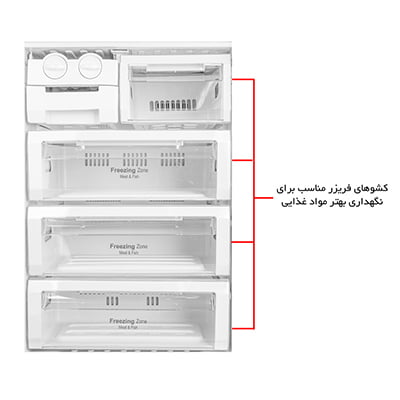 یخچال فریزر کمبی دیپوینت مدل C5W نوفراست