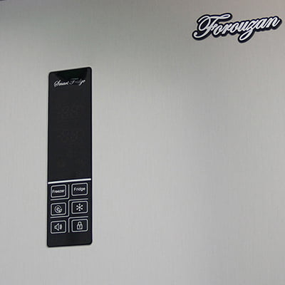 یخچال فریزر فروزان مدل لاکچری استیل  FR620N